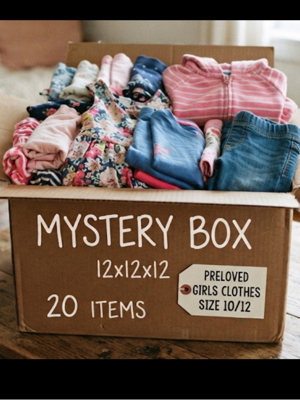 Preloved Girls Mystery Box of Mixed Clothing - Picture 1 of 1